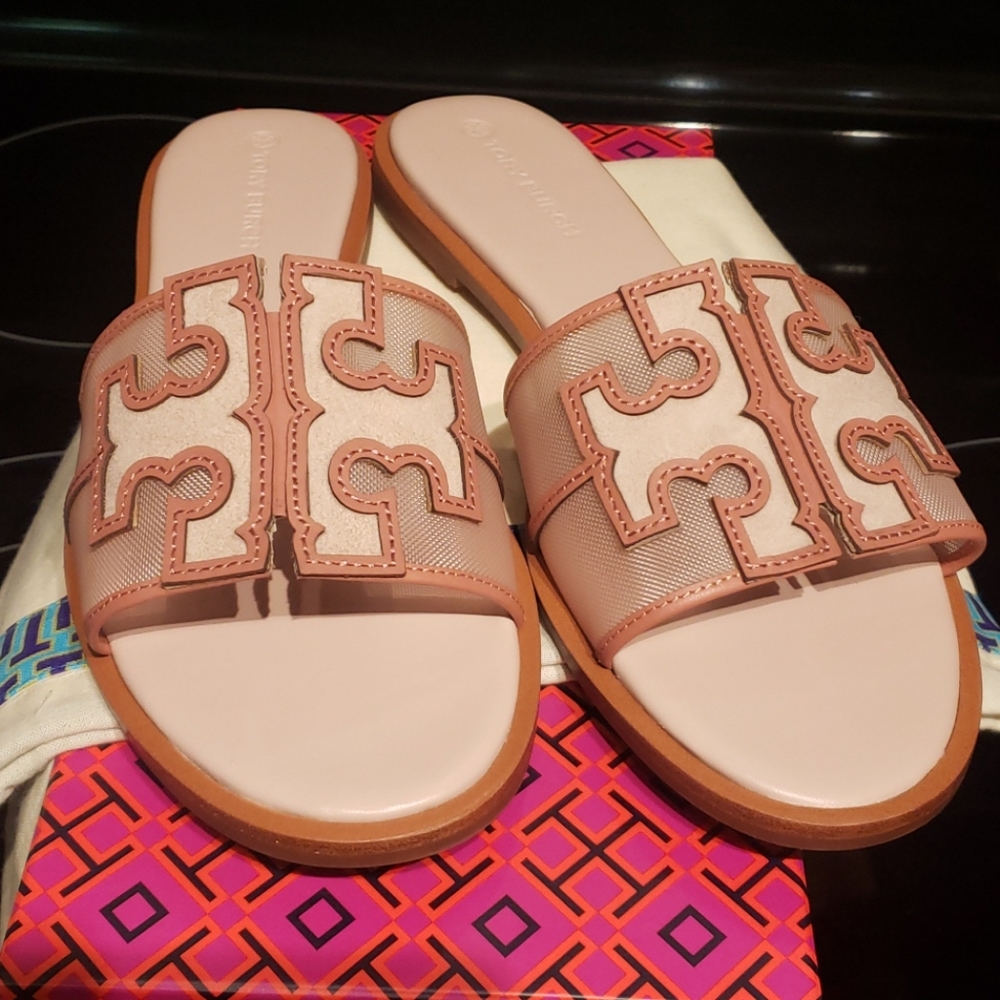 Tory Burch Ines mesh slides